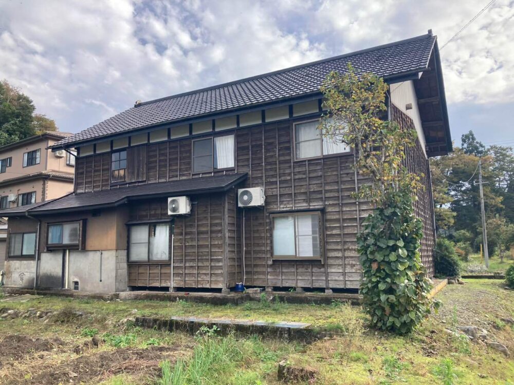 長岡市 U様 59.2坪 木造2階建て住宅、小屋・外構解体工事