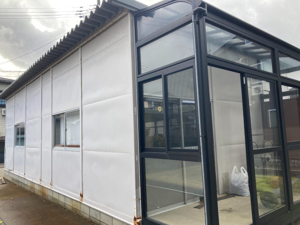 長岡市 Y様 19.1坪 平屋建て車庫解体工事
